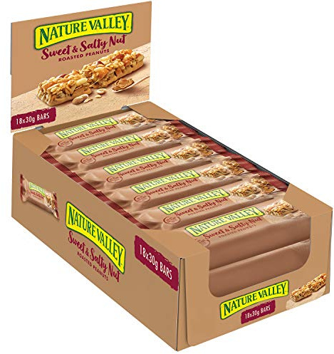 Nature Valley Sweet and Salty Nut Peanut Cereal Bars 18 x 30g