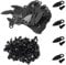 MroMax 100 Stück Bilderrahmen Drehknöpfe Metall Fotorahmen Rückwand Clips 1,7 cm Tropfenform mit Schrauben Bilderrahmen Befestigungen zum Aufhängen von Bildern, Fotos, Zeichnungen und Postern Typ 4