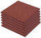 vidaXL 6X Carreau de Protection Antichoc Caoutchouc Rouge Carreau Revêtement
