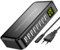 USB Ladegerät, slitinto 8-Port USB Ladestation, USB Ladegerät Mehrfach mit LCD Bildschirme, USB Netzteil für iPhone 14/13/12/11, Galaxy S23/S22/S21, iPad, Headset, Tablet-Schwarz