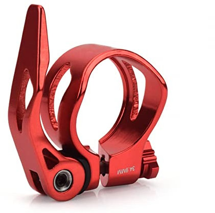 MiOYOOW Sattelklemme 35mm, Fahrrad-Schnellspanner Sattelrohrklemme mit Schnellspanner Aluminium Legierung für 30,4mm, 30,8mm und 31,6mm Fahrrad