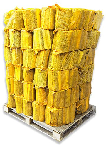Standard Nets Kiln Dried Hardwood Firewood Logs - Ready to Burn Easy to Carry & Store - Suitable for Open Fires Chimenea Oven Wood Burning Fired Stoves Firepits Campfire Log Burners - 60 Nets