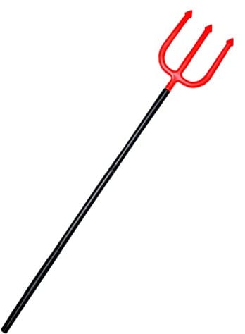 Worparsen Halloween Sense Prop Wiederverwendbare Halloween Cosplay Dämonen Sense Axt Gabel Waffe Requisite Cosplay Supplies Kostüm Zubehör A One Size