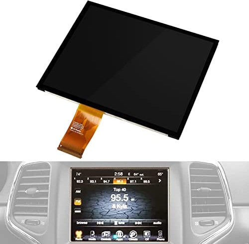 Ersatz 8.4 uconnect Bildschirm 4C UAQ LCD Monitor Touchscreen Radio Navigation Kompatibel mit 2017-2022 Dodge RAM Chrysler Gladiator Compass Wrangler Cherokee # LA084X01(SL)(02)