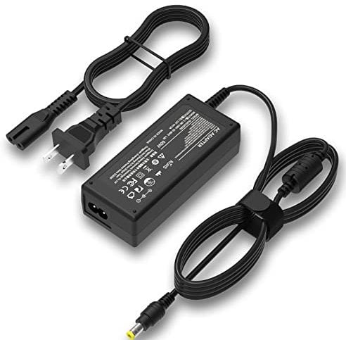 12v Monitor Power Cable AC Adapter for Sceptre LG Monitor Power Cord,Compatible Sceptre Series 32 30 27 24 22 20 19 E248W E225W E205W E275W Monitor LED Strip Light CCTV Cameras (Black)
