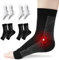 ACWOO 4 Paar Sprunggelenkbandage Orthopädische Kompressionssocken Neuropathie Knöchelbandage Sprunggelenk Orthese Sprunggelenk, Atmungsaktive fußbandage für Plantarfasziitis Achillessehne Neuropathie
