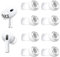 8 Sets extra kleine Ohrstöpsel Ersatz für AirPods Pro 2. / 1. Generation, mit Geräuschreduzierungsloch, Silikon-Ohrstöpsel, 8 Paar, kompatibel mit AirPods Pro 2/AirPodsPro1, Weiß XS