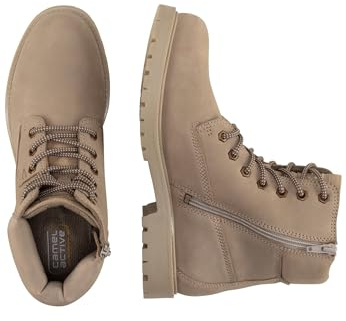 camel active Damen Schnürboot aus echtem Leder