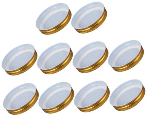 Cabilock 10st Abdeckung Aus Weißblech Kugeldeckel Für Gläser Normale Kugeldosendeckel Einmachdeckel Zum Austausch Abdeckungen Für Einmachgläser Einmachdeckel Ersetzen Kann Haupt Eisen