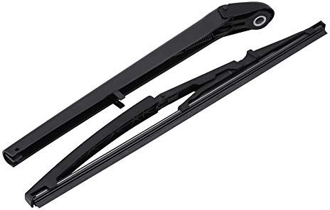 VOBOR Limpiaparabrisas Coche Trasero, Juego De Escobillas Y Brazo Del Limpiaparabrisas Trasero Para Fiat Panda Active/Dynamic/Eleganza 04-12