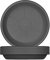 LIVINJA Lot de 6 soucoupes pour pots de fleurs, diamètre 25 cm, pour pots jusqu'à 34 cm de diamètre, dessous en plastique robuste pour pots de fleurs, idéal pour plantes intérieures et extérieures,