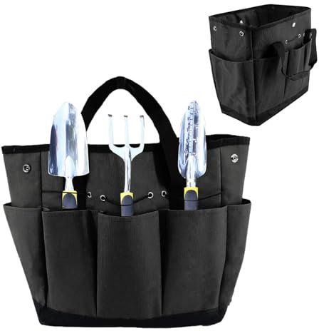 Gardening Organizer Bags - Garden Kneeler Tools Bag, Home Gardening Tool Bag | Oxford Fabric Gardening Storage Tote, Heavy Duty Garden Kneeler Tools Bag for Indoor and Outdoor, 34x17x30cm