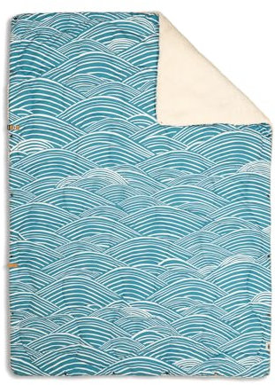 Campo Libre.® Wanda I multifunktionale Campingdecke I 4 in 1 - Decke, Schlafsack, Kissen, Poncho I Thermodecke Outdoor I ultraleichte Reisedecke I weiches Sherpa- Fleece I 100% recycelte Materialien