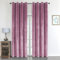 texpot Tenda in velluto, 140 x 245 cm, rosa antico con occhiello, oscurante