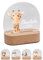 Bärenfreunde® - Personalisiertes Nachtlicht für Babys - Individuelle Nachttischlampe für Kinder - Personalisierte Geschenke Kinder - Babygeschenk - Geschenk zur Geburt (Giraffe)