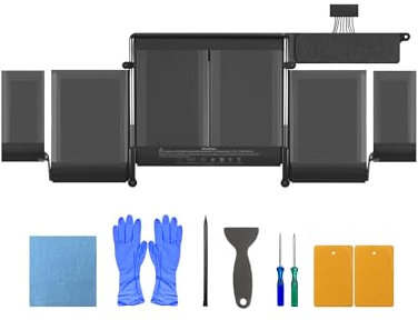 A1502 Battery Replacement for MacBook Pro 13-inch A1502 (Early 2015, Mid 2014, Late 2013) Retina A1493/A1582 Battery