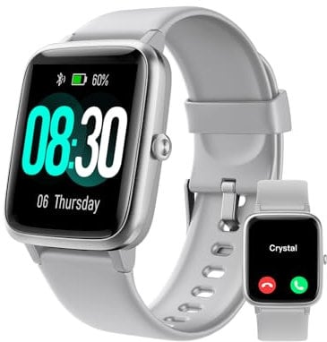 GRV Smart Watch Answer Dial Call,Smart Watches for Women Men with Heart Rate Monitor,Step Counter,Sleep Tracker,Sports Fitness Tracker Watch Call SMS Notification Smartwatch for Android iOS Phone