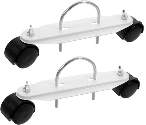 OSOLADY 1Par Ruedas de Soporte para Calentadores Eléctricos de Ruedas para Radiadores Base Móvil y Resistente para Calentadores de Aceite y Radiadores Casa y Oficina