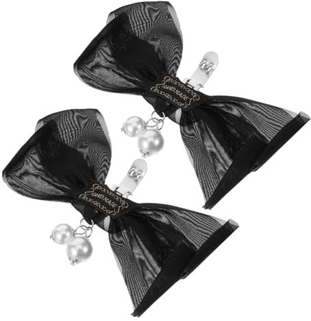 PACKOVE Schuhclips mit Schleife Abnehmbare Schuhverzierungen Schuhdeko für Pumps Schuhaccessoires ohne Wiederverwendbare Schuhanhänger für Hochzeiten und Feiertage
