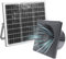 SELVFZ Ventilador pequeño, extractor solar de 12 V, 12 W, ventilador de ventilación de ahorro de energía, ventilador de refrigeración montado en la pared, ventilador de refrigeración para cocina, baño