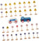 TOBBOMEY 1 Ensemble Jouets Bois de Panneaux de Signalisation Routière Éducatifs pour Garçon Fille Apprentissage Ludique des Panneaux de Circulation Jeux Hêtre pour Imagination