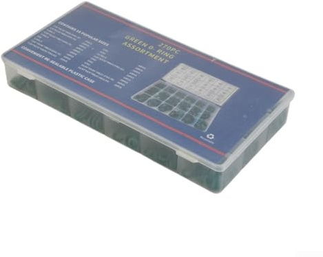 270 Stück O-Ringe für Fahrzeugklimaanlage 18 Größen HNBR Gummi-Sortiment mit Aufbewahrungsbox