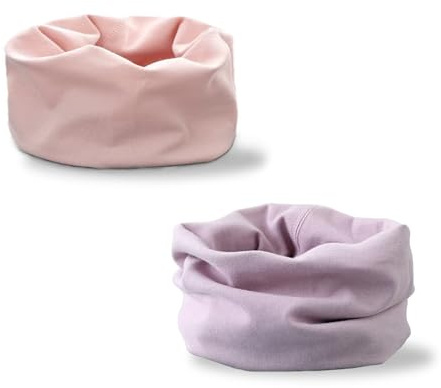 2 Stück Loop Kinder Baumwolle Herbst Winter Schal Baby Loop Hals Wärmer Mädchen und Junge