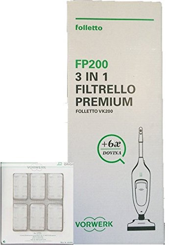 Folletto VK FP 200 220 6 bolsas + 6 perfumes aspiradoras Vorwerk originales