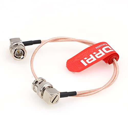 Drri ad angolo retto BNC per cavo coassiale RG179 BMCC Bmpc Hyperdeck telecamere 45 cm