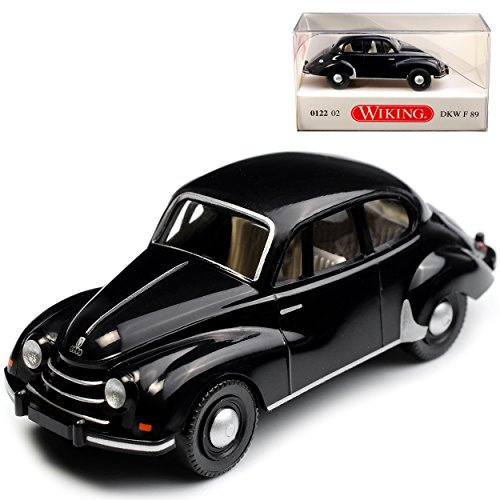 Wiking DKW F 89 Limousine Dunkel Blau Schwarz 1950-1954 H0 1/87 Modell Auto mit individiuellem Wunschkennzeichen