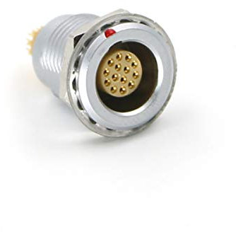 Hangton 1B 14 pin EGG.1B.314 Circular Metall Stecker Female Panel Mount Socket Push-Pull-Lock Lötzinn für LEMO