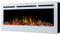 Noble Flame PARIS Weiß 1280 - Elektrokamin Wandkamin Kaminofen Kamin - Wandmontage Fernbedienung - 14,0 cm Einbautiefe - verschiedene Breiten