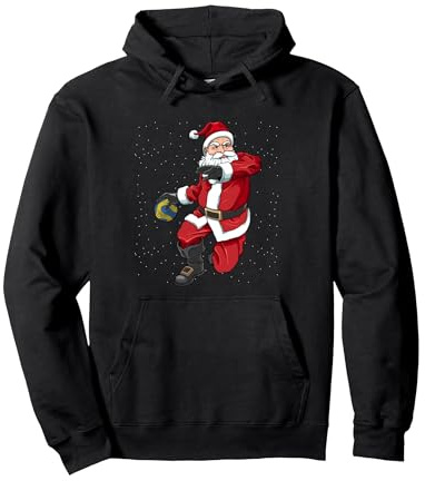 Handball Weihnachtsmann Handballer Trainer Mannschaft Pullover Hoodie