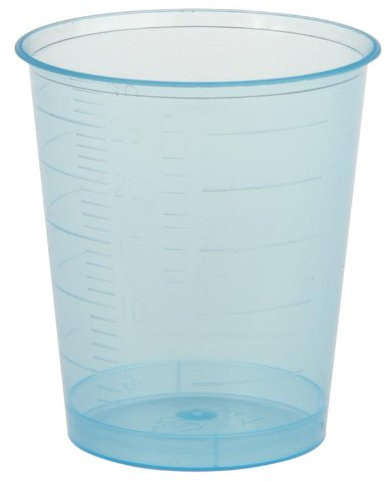 4800 Stück Einnehmebecher 30ml Medizinbecher Medikamentenbecher Schnapsbecher Schnapsgläser - Fabe nach Wahl (blau)