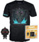 Funko Poche Pop! & T-Shirt Fortnite Black Night - Taille M (PS4/Xbox One)