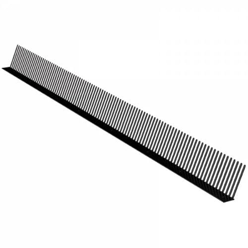 Grille stop piafs NOIRE - Peignes pare-oiseaux 60mm x 1ml