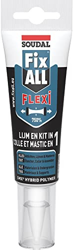 Mastic colle Soudal Fix ALL Flexi blanc 125ml