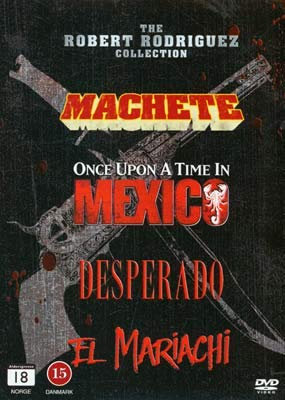 Robert Rodriguez Collection - 4-DVD Boxset ( Machete / Once Upon a Time in Mexico (Desperado 2) / Desperado / El Mariachi ) [ Schwedische Import ]
