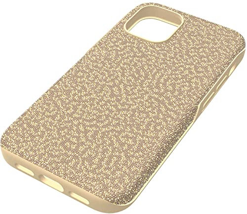 Swarovski High 12 Pro Max Phone Case 5616375 - Gold Kristall Handyhülle mit Stoßdämpfung für iPhone 12/12 Pro