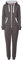 OXMO OXBenna Damen Overall Jogginganzug OneSize mit Kapuze Kordel Kängurutasche Baumwollmischung Regular fit, Größe:XL, Farbe:Grey Mel (7982363)