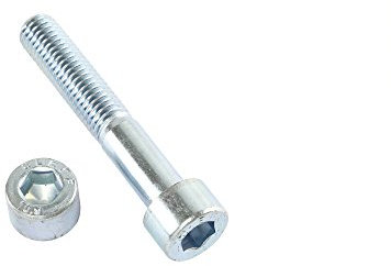 2 Stk Zylinderschraube DIN 912 - M 12 x 80 - Stahl 10.9 galv. verzinkt