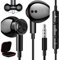 Cuffie con Filo per Xiaomi Poco X6 X5 Pro Redmi Note 14 13 12 11 Pro 5G Magnetici Stereo Cancellazione Rumore 3,5 mm Jack Cuffie con Microfono per Samsung Galaxy A25 A15 iPad iPhone 6 OPPO MP4