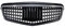 GRFIT KüHlergrill Vorderer Stoßstangen-Mitten-Grill Für Benz E-Klasse W212 2009–2013 Zierleiste Kompatibel (Farbe : Schwarz)