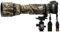 ROLANPRO Lens Clothing Camouflage Regenschutz für Sigma 150–600 mm F5–6.3 DG OS HSM Zeitgenössische Objektivschutzhülse Pistolen Mantel #9 Gras Wasserdicht