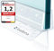 Badena® Duschdichtungen für Duschtüren I Ersatz Dichtung 6mm 8mm Glastür I Duschtürdichtung Wasserabweiser mit Dichtlippe I Dichtung Duschwand Badewanne Duschkabine I Duschabdichtung Gerade 1x 80cm