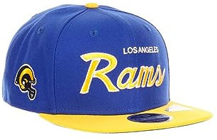 New Era Los Angeles Rams NFL Two Tone Blau Gelb Verstellbare 9Fifty Original Fit Snapback Cap - One-Size