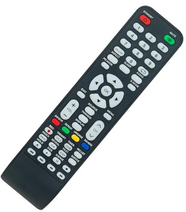 VINABTY Mando a Distancia de Repuesto fit para Schneider Mando a Distancia Smart TV LED32-SCP250H LD40-SCN06FHB LD32-SCA05HB LED24-LED32-SCPX200H LED32-SCN06HB LED40-SC500K LD24-SCF06HDB