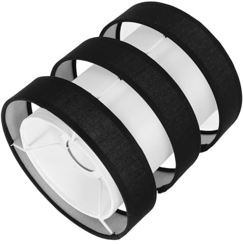 Hoement Kronleuchter Lampenschirm Tischlampenschirm Kunststoff Zylinder Lampenschirm Clip on Lampenschirm Stehlampe Lampenschirm Wandleuchte Schirm Deckenleuchten Drinnen Metall Schmücken