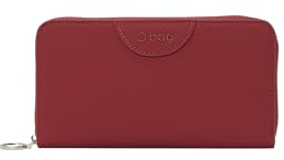 O bag - Brieftasche O wally lione aus polyurethan, burgund (10.5 X 19.5 X 2 cm)