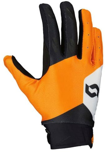 SCOTT Evo Track MX Motocross/DH Fahrrad Handschuhe schwarz/orange 2024: Größe: M (9)